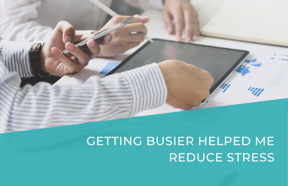 Getting busier helped me reduce stress - Pauliina Rasi Communications