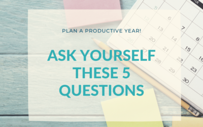 5 questions I ask myself at the beginning of the year