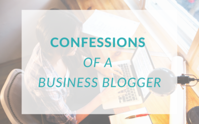 Confessions of a business blogger